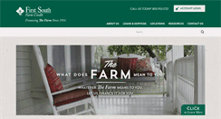 Desktop Screenshot of firstsouthfarmcredit.com